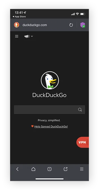 DuckDuckGo的暗网版本，帮助您导航洋葱网站和暗网链接。